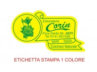 Etichette adesive per erboristerie, cosmetica, cosmesi (mm52X29)  (cod.14M )